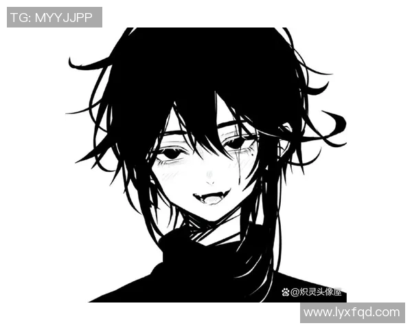 黑白动漫风格足球明星头像男生插画设计创意分享